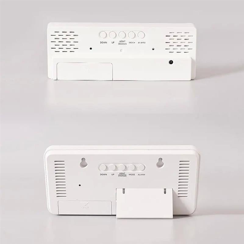 Led Mirror Digital Alarm Clock 12/24 Hours Adjustable