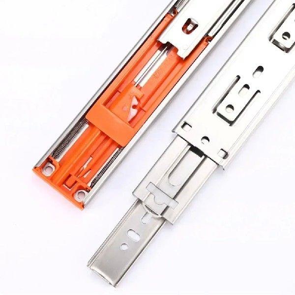 Drawer Rail 10~20Inch Cold Rolled Steel Drawer Slides Close