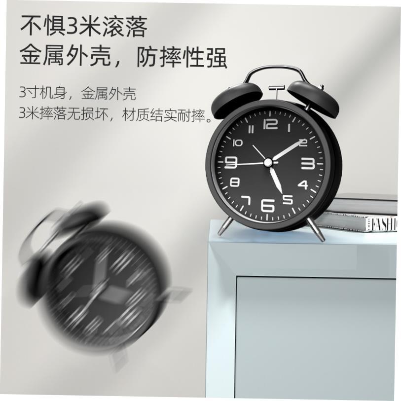 rectangular rising time small alarm clock desk timer student