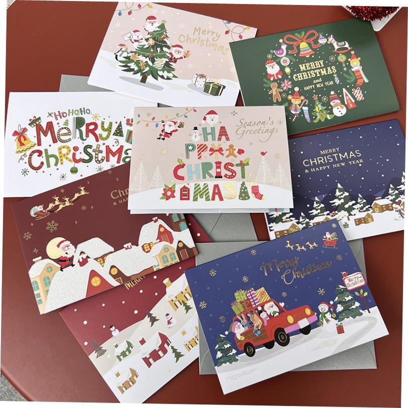 creative aesthetic large christmas card greeting cards圣诞卡