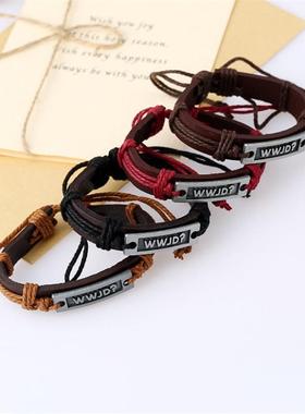 思想?国家牛皮手镯欧洲和美国