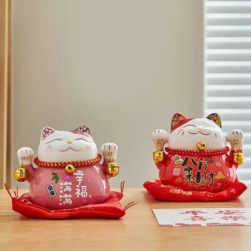 Aesthetic Maneki Neko Miniature Home Decor Minimalism Living