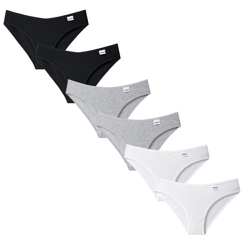 6 Pack Womens Cotton Underwear Ladies Soft Stretch Knickers