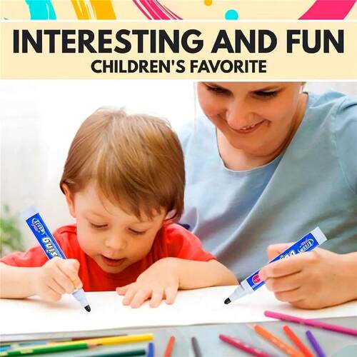 12 Colors Doodle Water Floating Pens Magical Water Painting