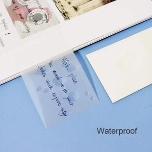 Notes Self Sticky Waterproof Transparent pad Sheets Pad