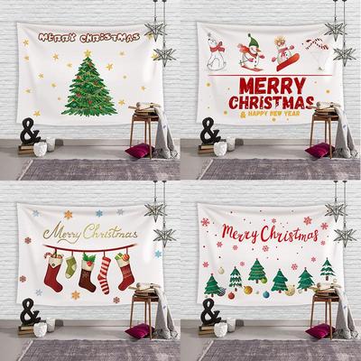 Christmas holiday background cloth tapestry wallpaper 背景布