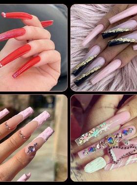 360Pcs Set Fake Nail Tips Polish Extension Fingernail