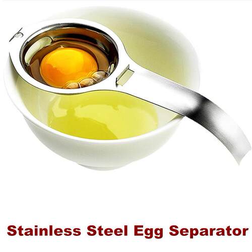 Stainless Steel Egg Separator Kitchen Gadget Baking Cooking