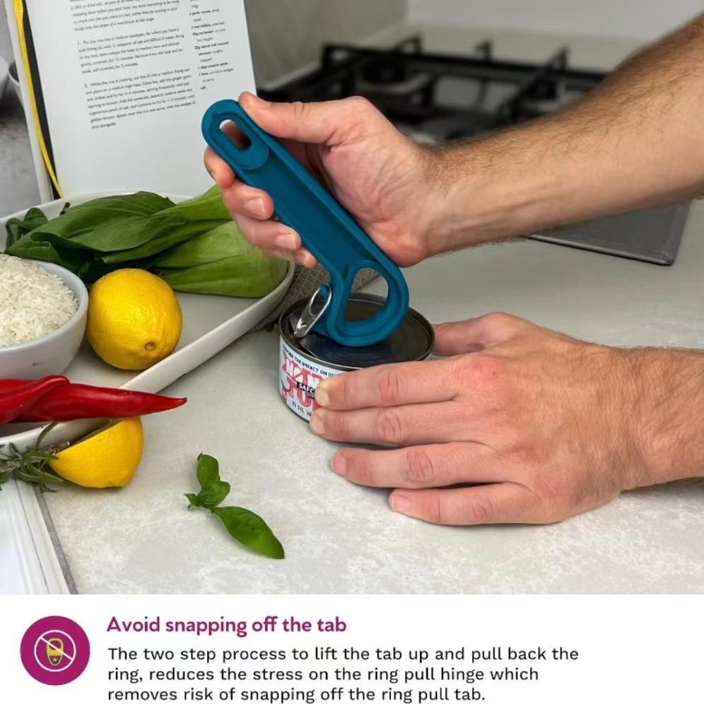 拉环开罐器Ring Pull Can Opener罐头开罐器环拉式开罐器轻松开罐