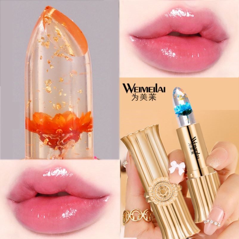 直播鲜花果冻变色口红女滋润持久不沾杯不掉色温变润唇膏网红,彩妆/香水/美妆工具,唇膏/口红,淘宝优惠券,粉丝福利购,淘宝优惠卷