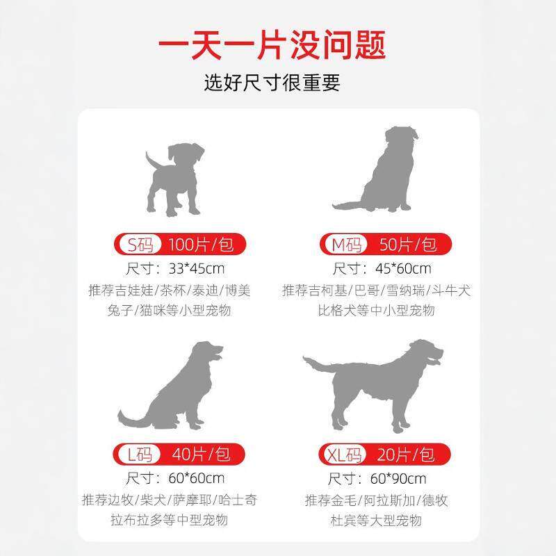 狗狗尿垫尿片加厚吸水宠物隔尿垫一次性尿不湿兔子猫咪生产护理垫