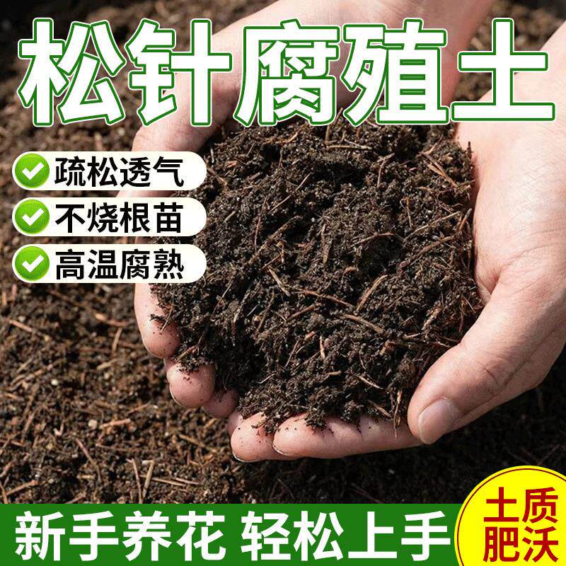 松针腐殖土天然腐叶腐熟纯君子兰花多肉泥炭营养土养花通用专用土