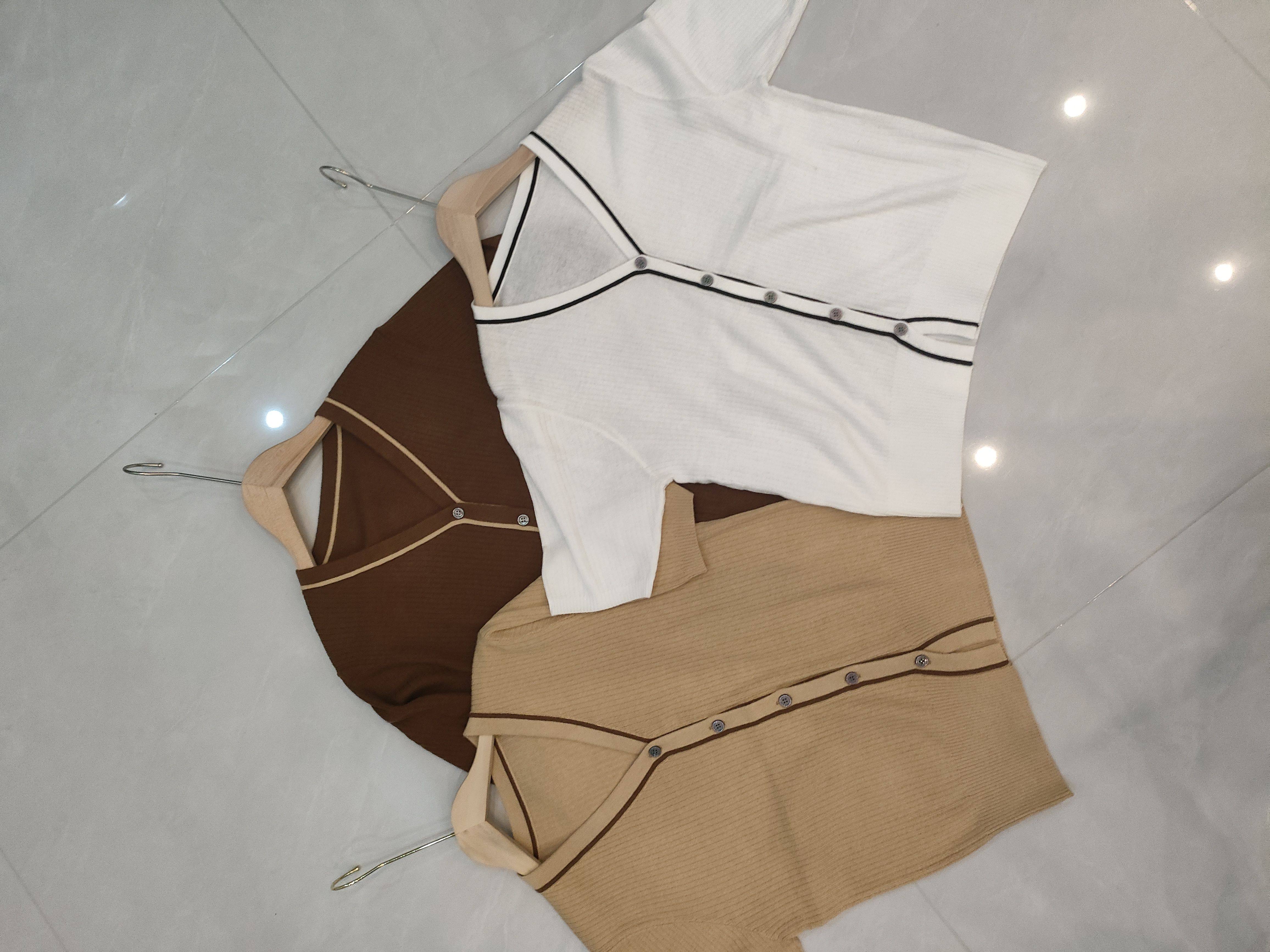 商场同款Elva Island短袖针织衫女夏薄款休闲短袖T恤上衣