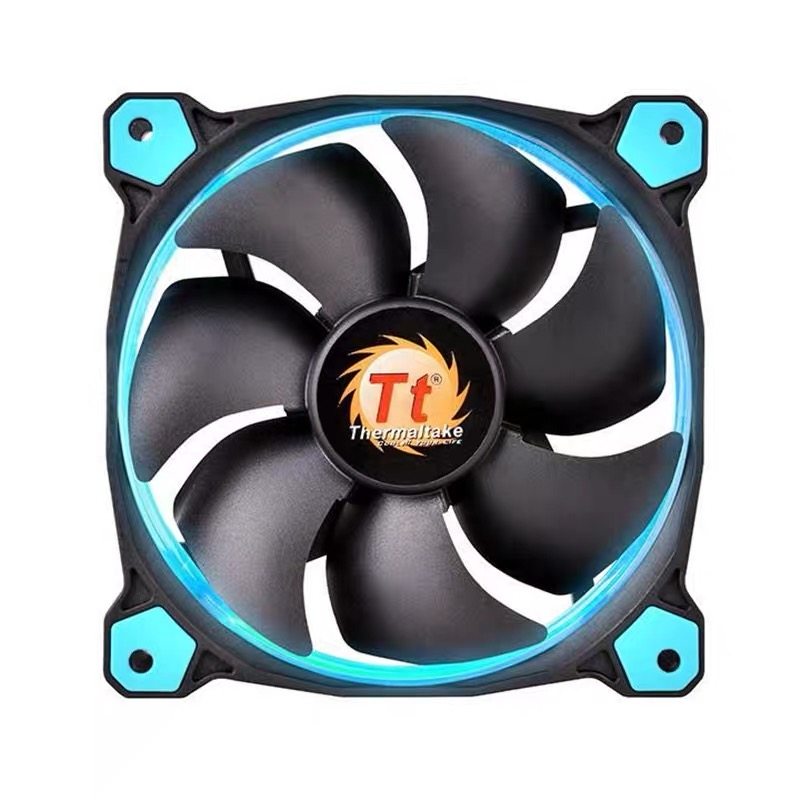 Thermaltake/TT曜越Riing LED Blue超静音高风压风扇机箱风扇14cm