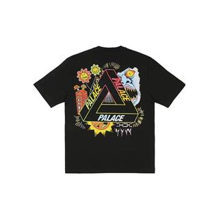 PALACE FW23 三角图案印花男女情侣夏季ins宽松美式纯棉短袖T恤