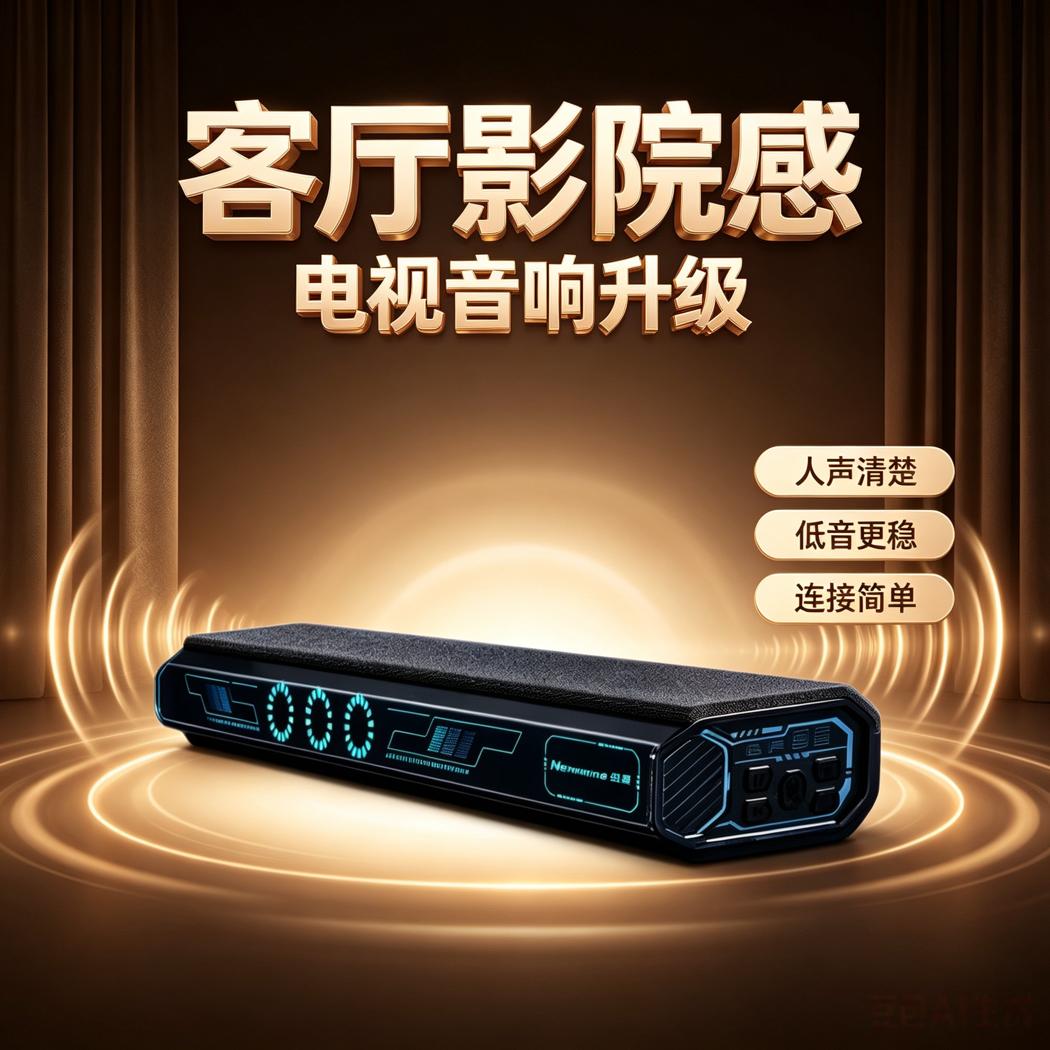 纽曼长条回音壁音响蓝牙无线电视无线/蓝牙音箱