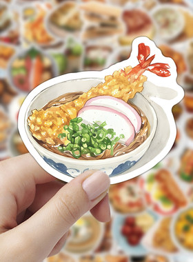 103张写实食物贴纸防水装饰