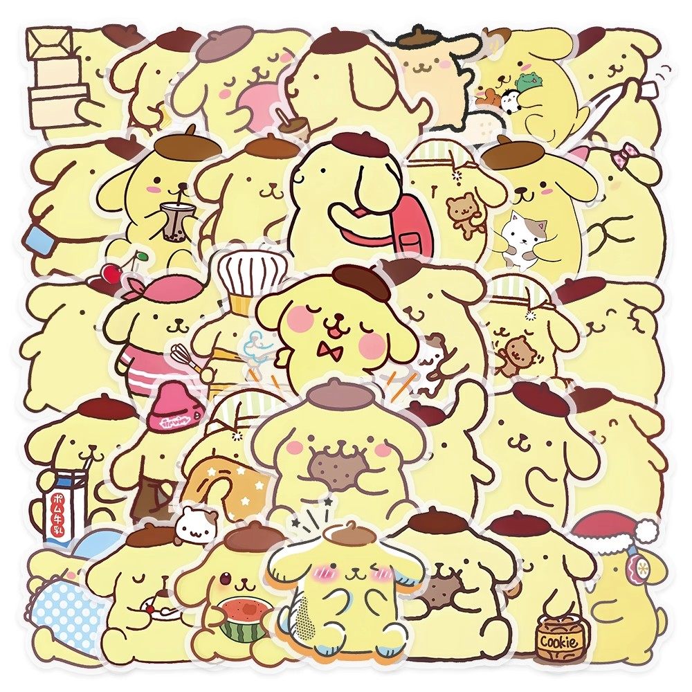 布丁狗贴纸卡通可爱小狗