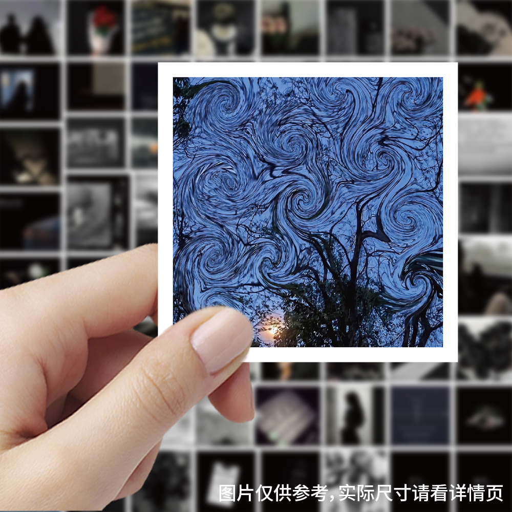 206张黑色系背景图贴纸