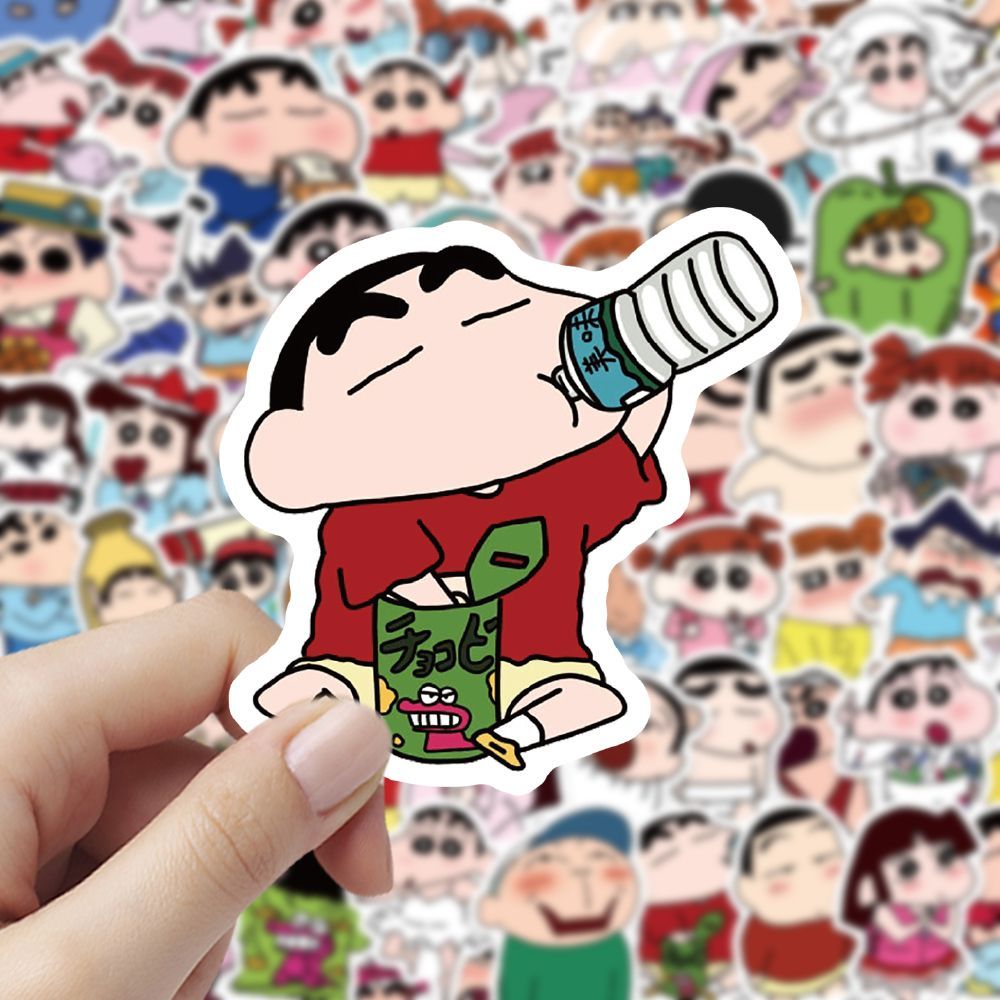 100张蜡笔小新贴纸可爱卡通