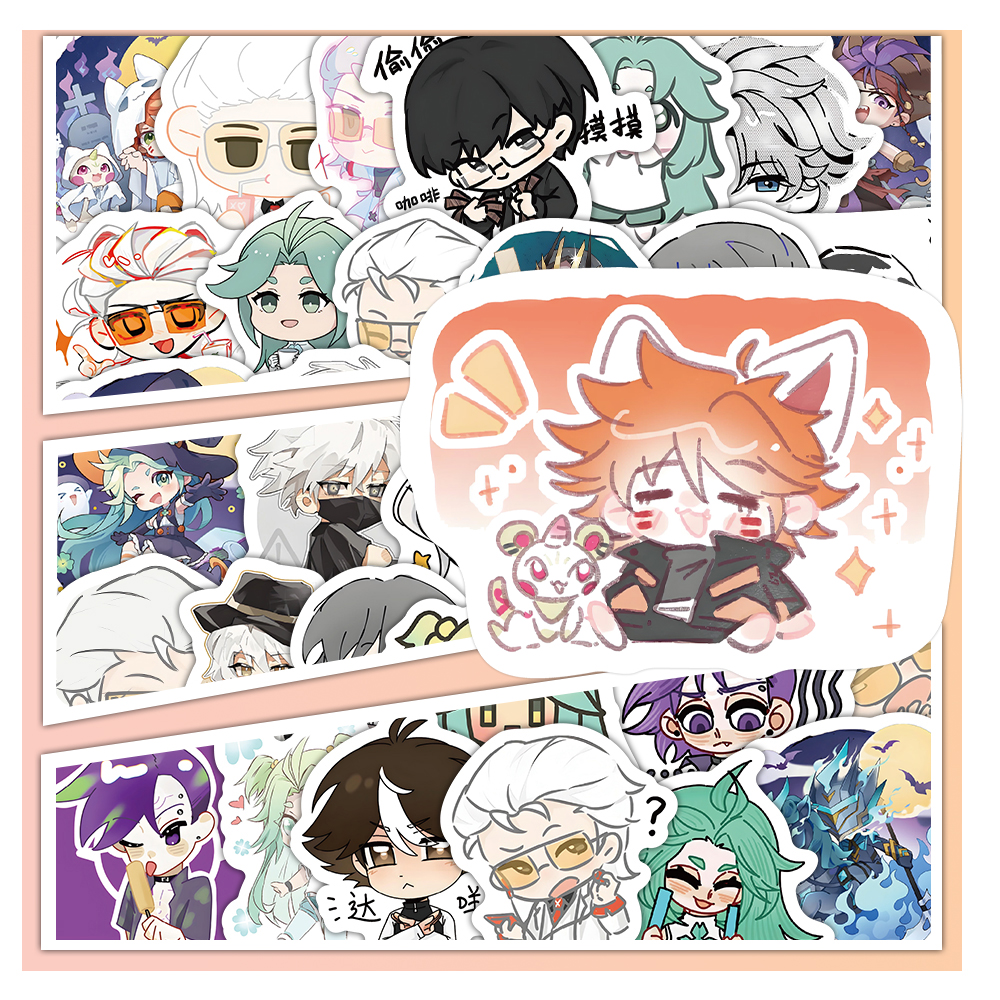 309张凸变英雄Q版贴纸卡通装饰