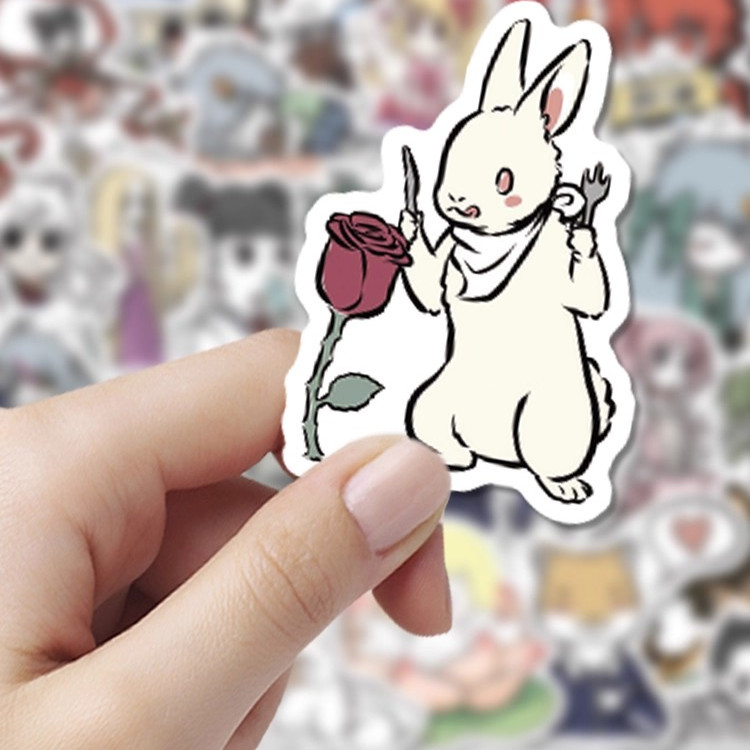 200张动漫非人哉贴纸防水