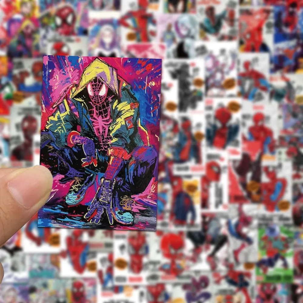 蜘蛛手绘迈尔侠斯格温手机壳贴纸