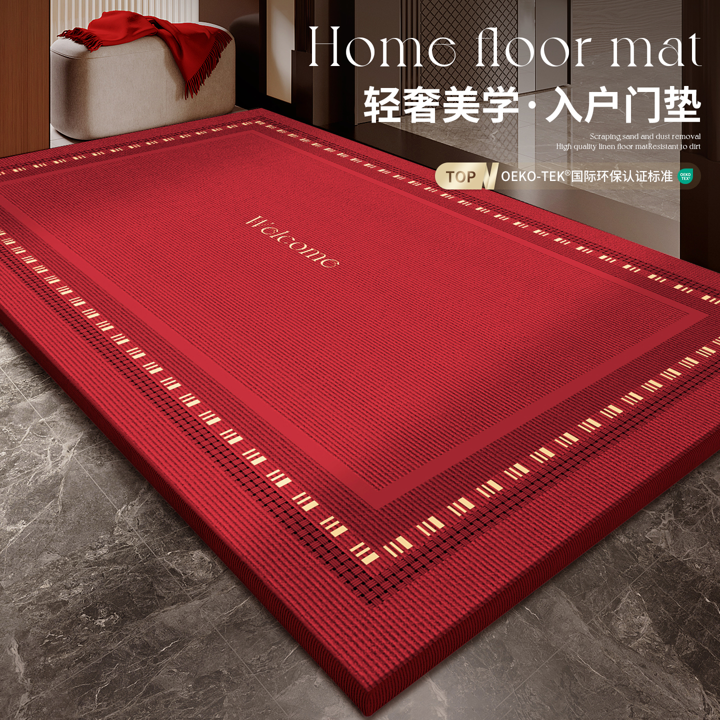 门垫脚踏垫入户门地垫门口进门专用室外地垫地毯家用高端2025新款