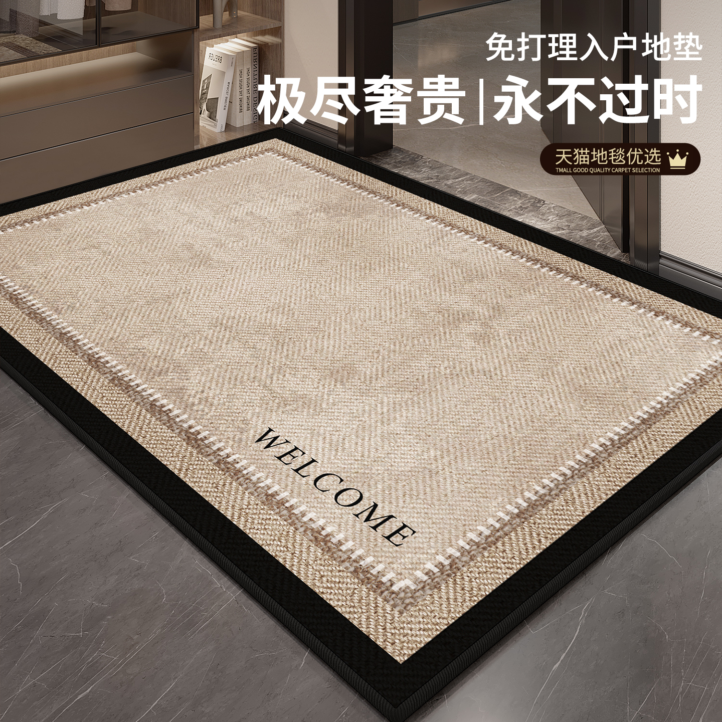 2025新款高端门垫脚踏垫入户门地垫门口进门专用室外地垫地毯家用