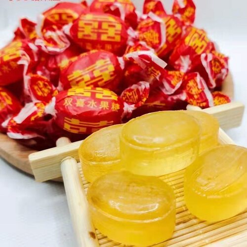 红双喜老式水果糖喜糖果味硬质