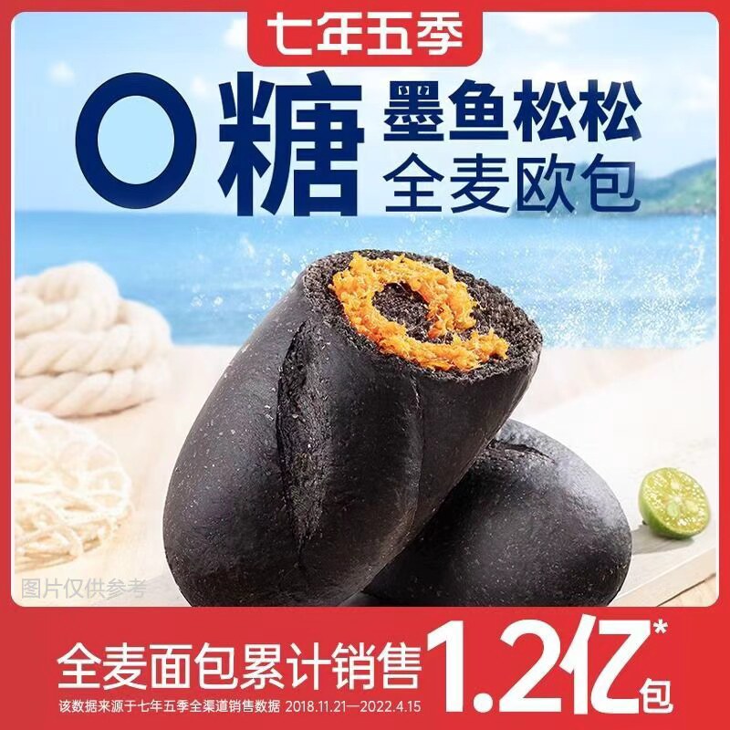 七年五季全麦面包健康早餐图片