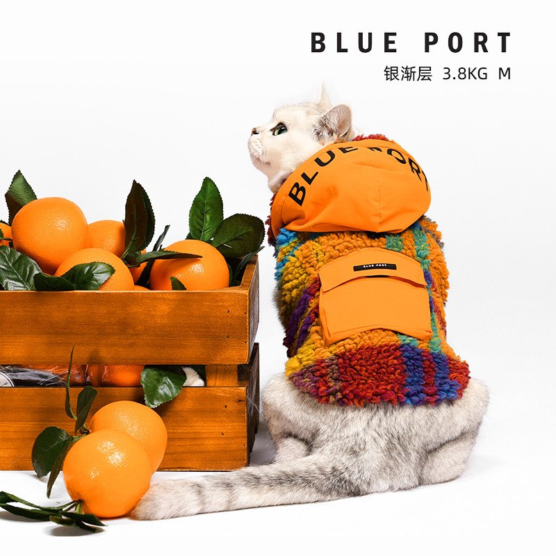 BluePort宠物秋冬衣服保暖马甲中小型狗狗猫咪加厚背心羊羔绒棉服