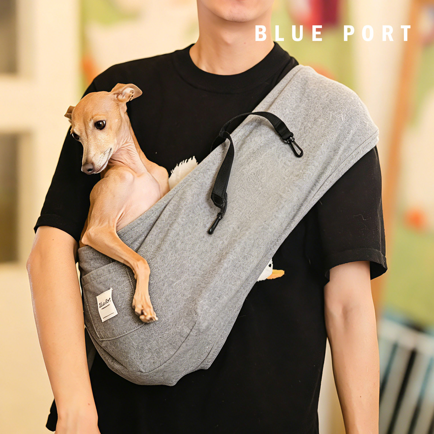 BluePort小型犬外出便携包狗狗斜挎狗包猫包外出抱猫神器宠物背包