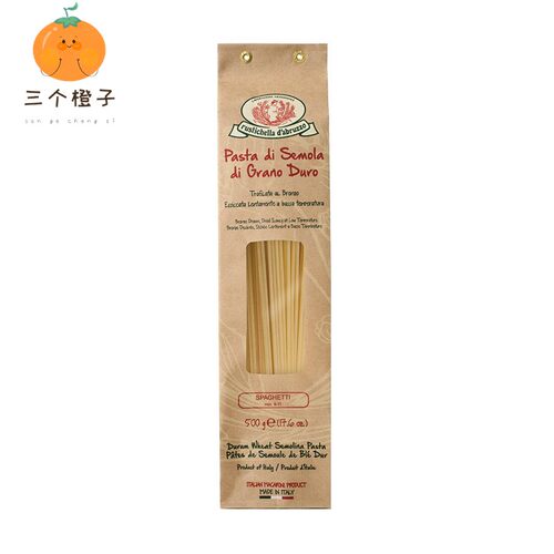 Rustichella spaghetti意大利面进口露丝缇克拉手工儿童直身意粉