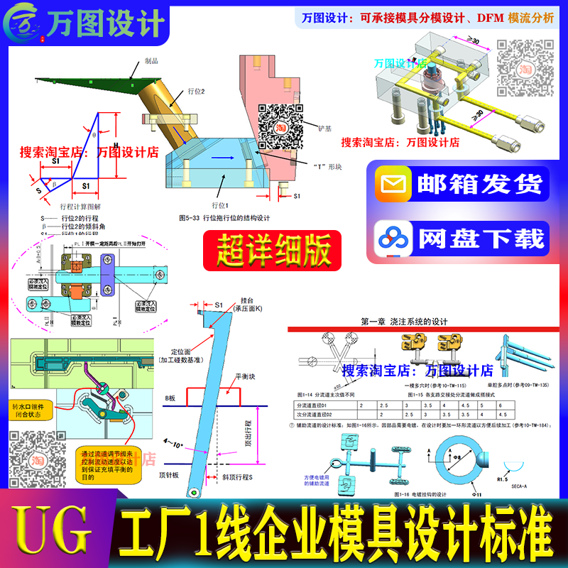 UG 注塑 塑胶 模具设计 结构设计 小家电产品分模 资料标准教程 商务/设计服务 设计素材/源文件 原图主图