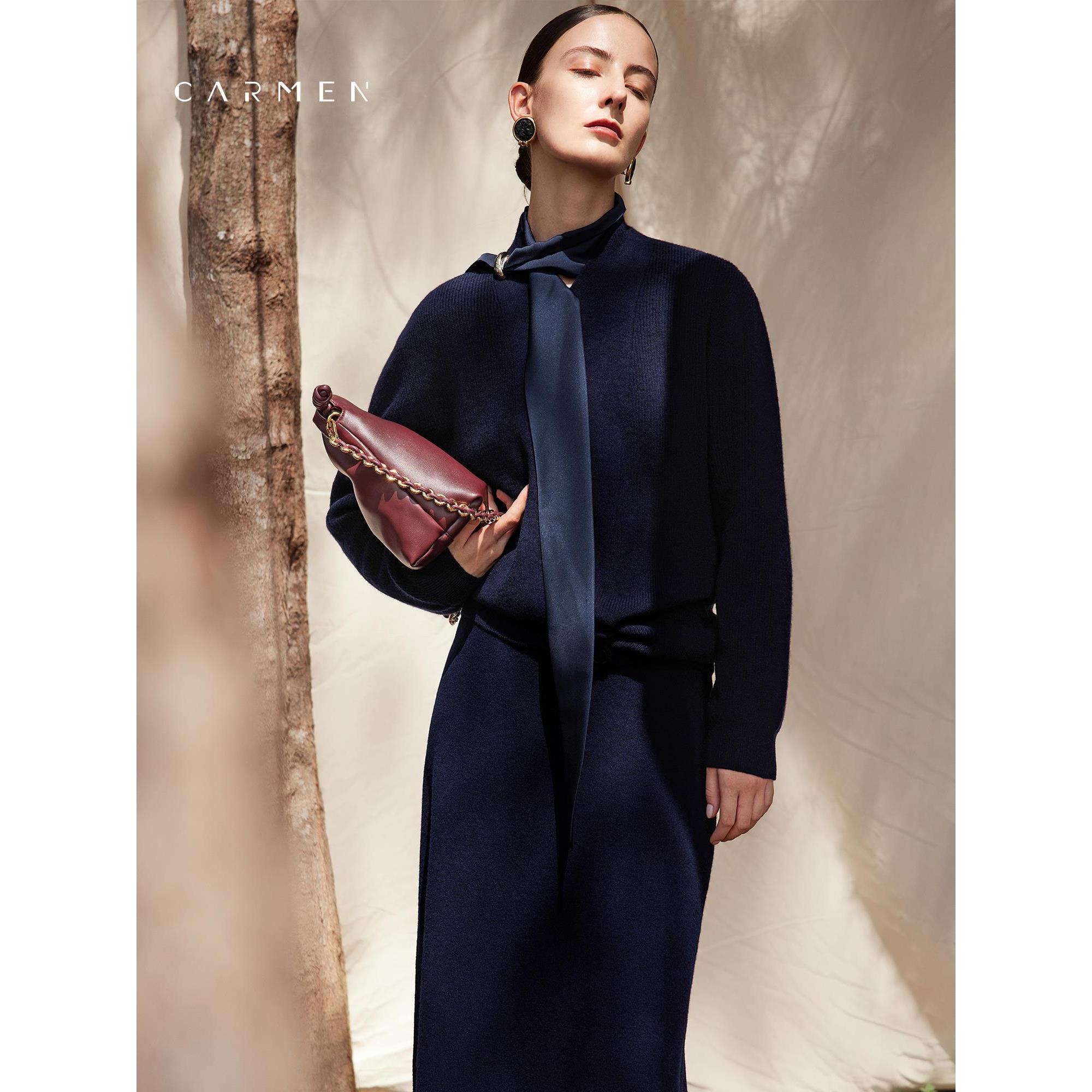 【小太阳严选】美丽诺针织羊毛衫女25冬高级感毛衣开衫TM2EWT1351