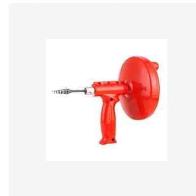 。手动电动两用通下水道管道疏通机 疏通器清理 马桶堵塞疏通堵7