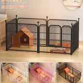 宠物围栏狗狗室内狗笼子中小型犬泰迪柯基隔离门防护栏栅栏狗窝