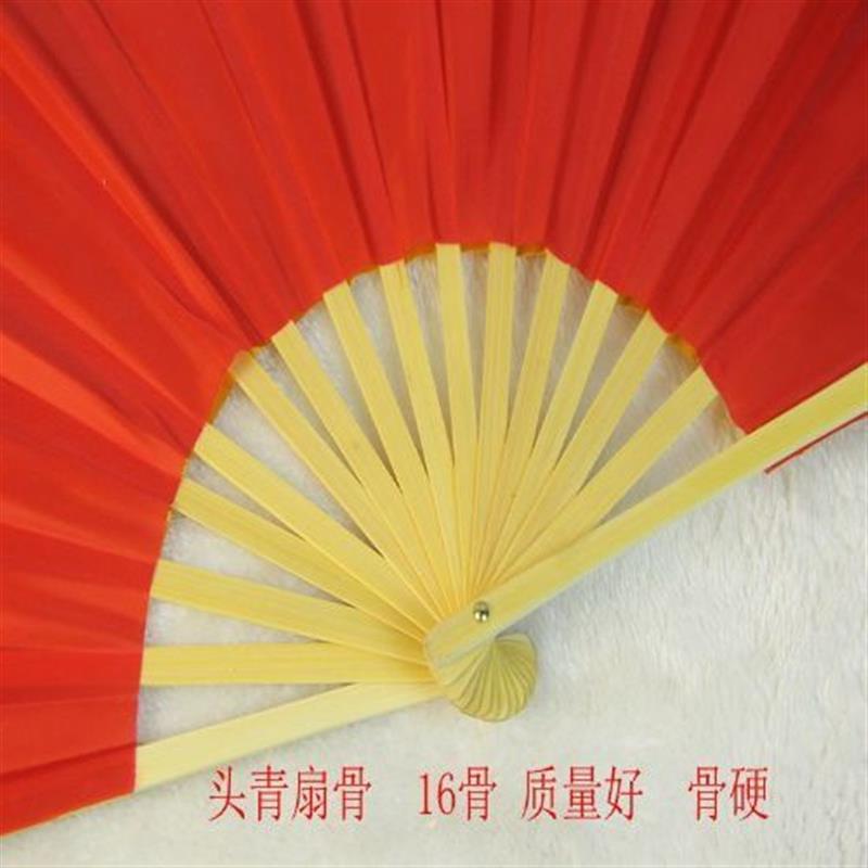 双面双色木兰金银扇木兰扇太极扇功夫扇响扇表演扇应美凤老师用