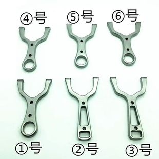 440C超硬不出坑直板新款 水浒喷砂平头方头斜头扁皮筋水虎弹弓..