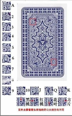 新3A2020 魔术扑克背面能认花色娱乐眼镜道具手法教学高科技纸牌