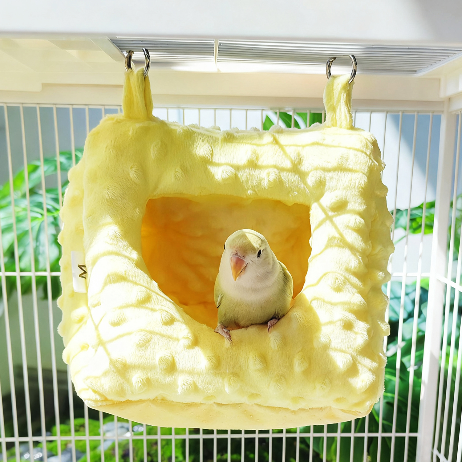 鹦鹉保暖窝芝士棉窝过冬小鸟窝垫