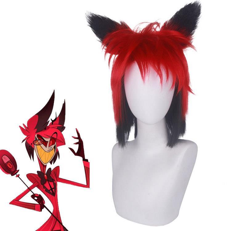 地狱客栈 广播恶魔 Alastor cos角色造型 cosplay假发