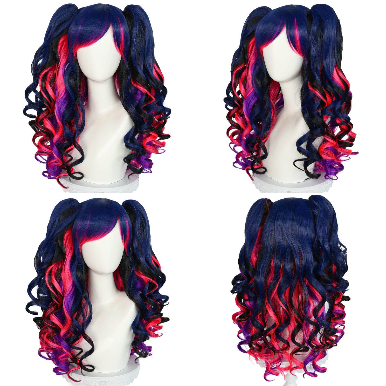 原宿Lolita洛丽塔萝莉抓夹双马尾卷发动漫cos假发,模玩/动漫/周边/娃圈三坑/桌游,聚会装饰假发,淘宝优惠券,粉丝福利购,淘宝优惠卷