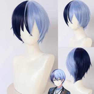 世界计划缤纷彩色舞台.初音未来青柳冬弥cos假发