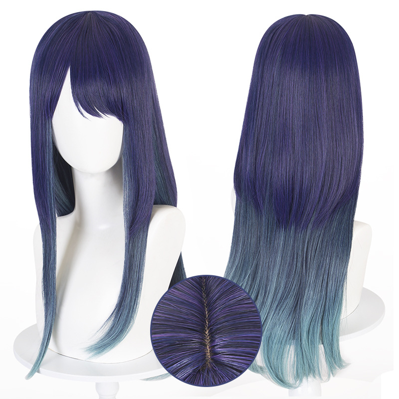 凌齐 我推的孩子黑川茜 川赤音cos假发真头皮顶 厂家直销