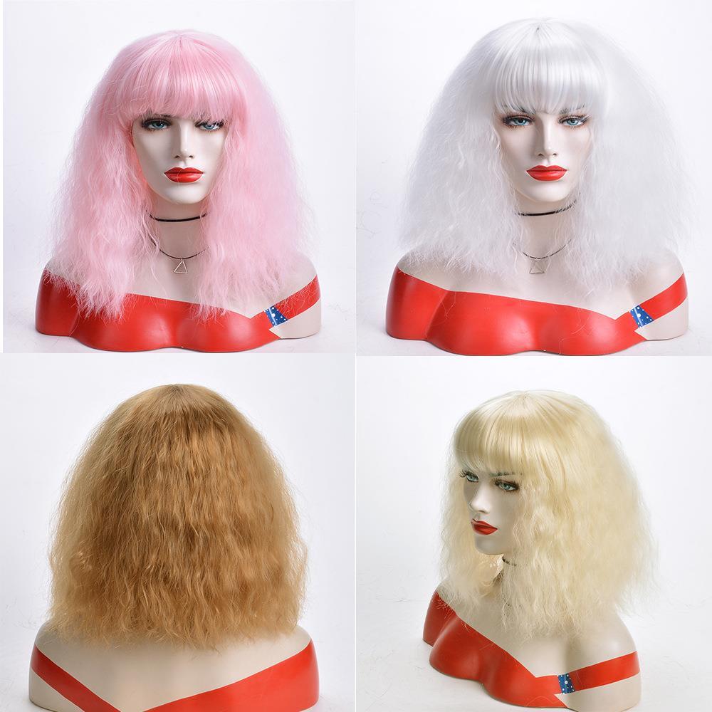 假发 欧美假发女士蓬松长卷发化纤假发头套 cosplay假发 wigs