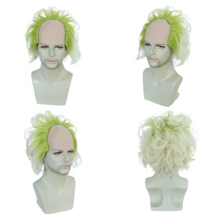 甲壳虫汁亚当     Beetle Juice 动漫假发clown wig