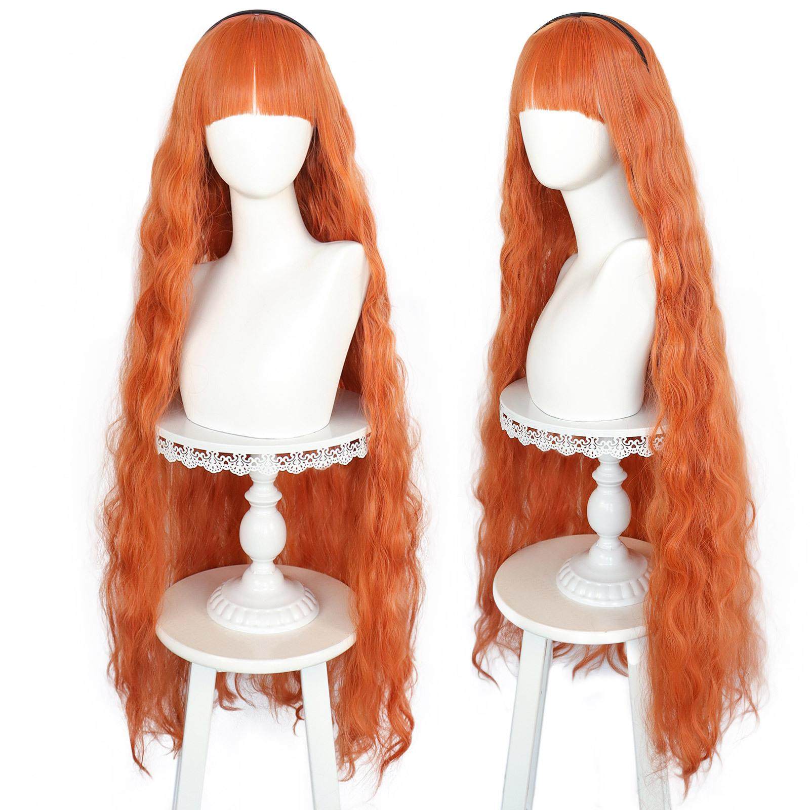 奇蛋物语 芙丽尔款  cos假发 玉米须蛋卷长发120cm+