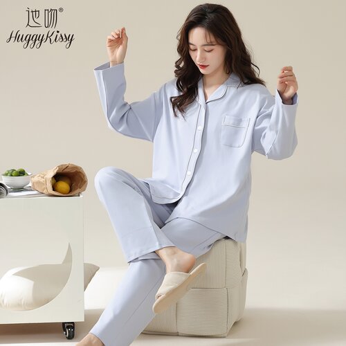女睡衣套装可外穿开衫宽松家居服